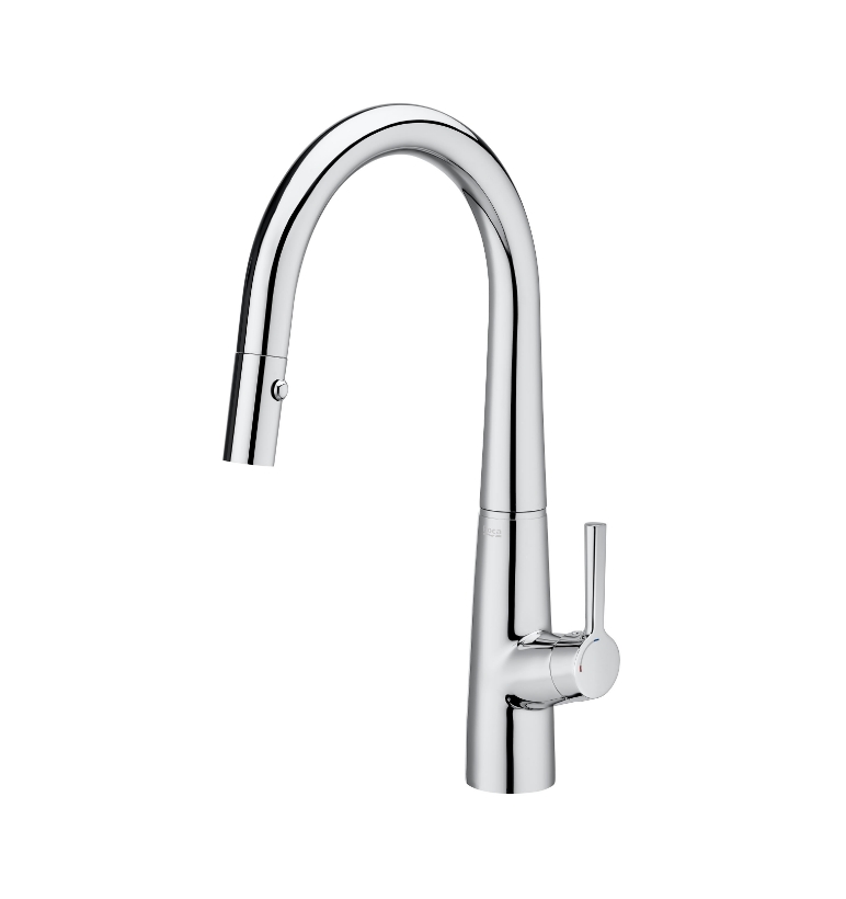 MONOMANDO COCINA CAÑO EXTRAIBLE SYRA ROCA